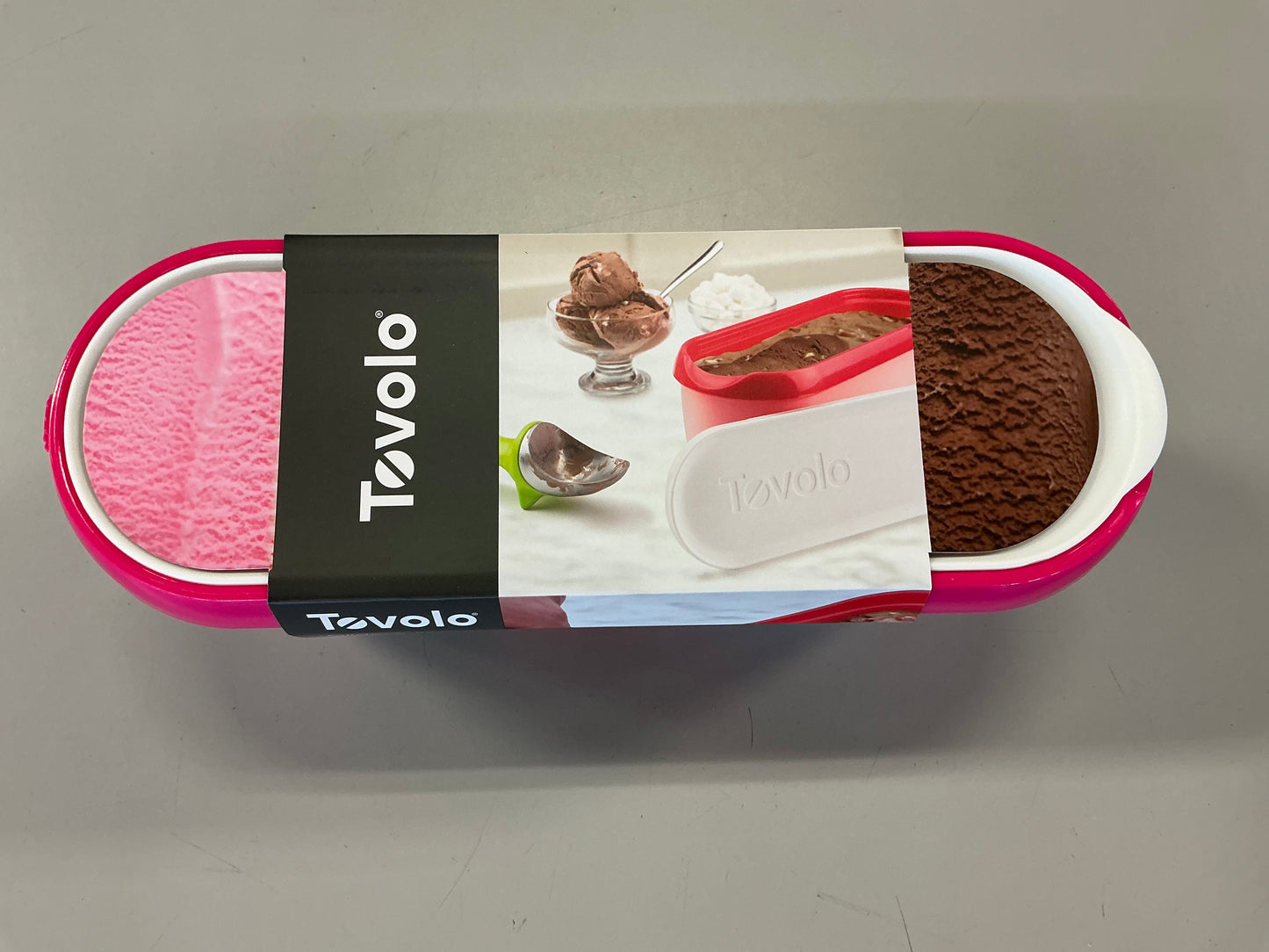 Glide-A-Scoop Ice Cream Tub - 1.5 QT - Pink