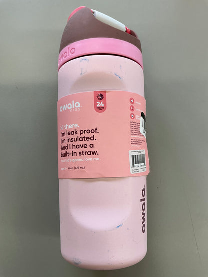 Owala 16 fl oz Kids' Stainless Steel FreeSip Water Bottle - MINOR COSMETIC DAMAGE (see pictures, some may be missing straw)