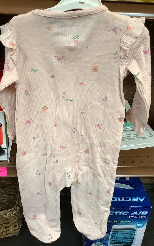 SIZE 9 MONTHS GIRLS PINK ONE PIECE