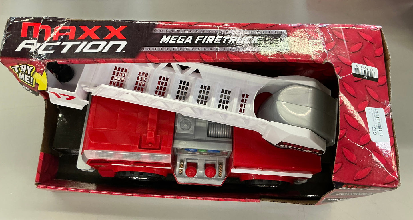 Maxx Action Fire Truck Toy Vehicle - DAMAGED BOX