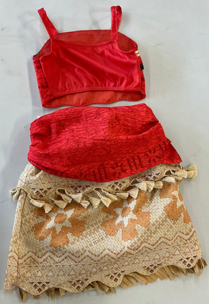 Disney Princess Moana Classic Dress Size 3 - OPEN PACKAGE (see pictures, not all include hanger)