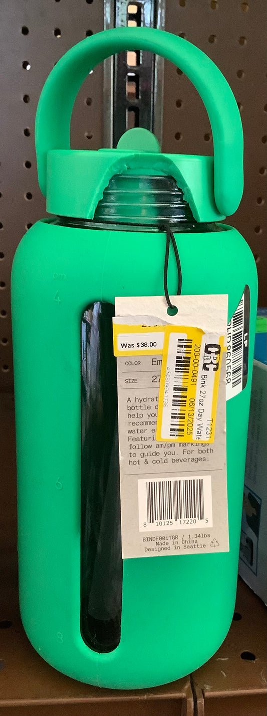 THRIFTY 70-Bink 27oz Day Water Bottle Flip Cap Emerald