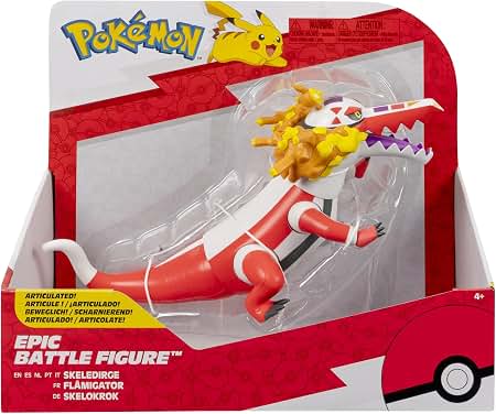Jazwares Pokemon Skeledirge 12-in Epic Battle Figure