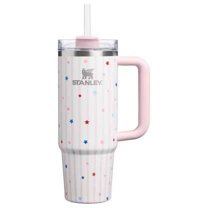 Stanley 30oz Stainless Steel Flowstate Quencher H2.0 Tumbler - MINOR COSMETIC DAMAGE DUE TO SHIPPING (see pictures) - Some May Be Missing Straws