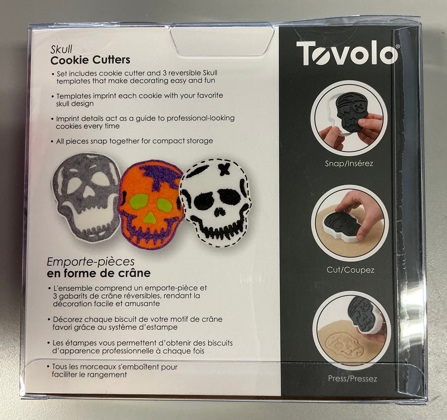 TOVOLO - Skull Cookie Cutters