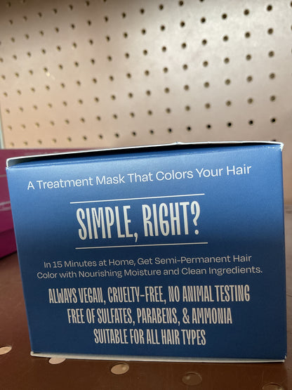 (Clearance) FINAL SALE oVertone "Blue for Brown Hair" semi-permanent color depositing conditioner