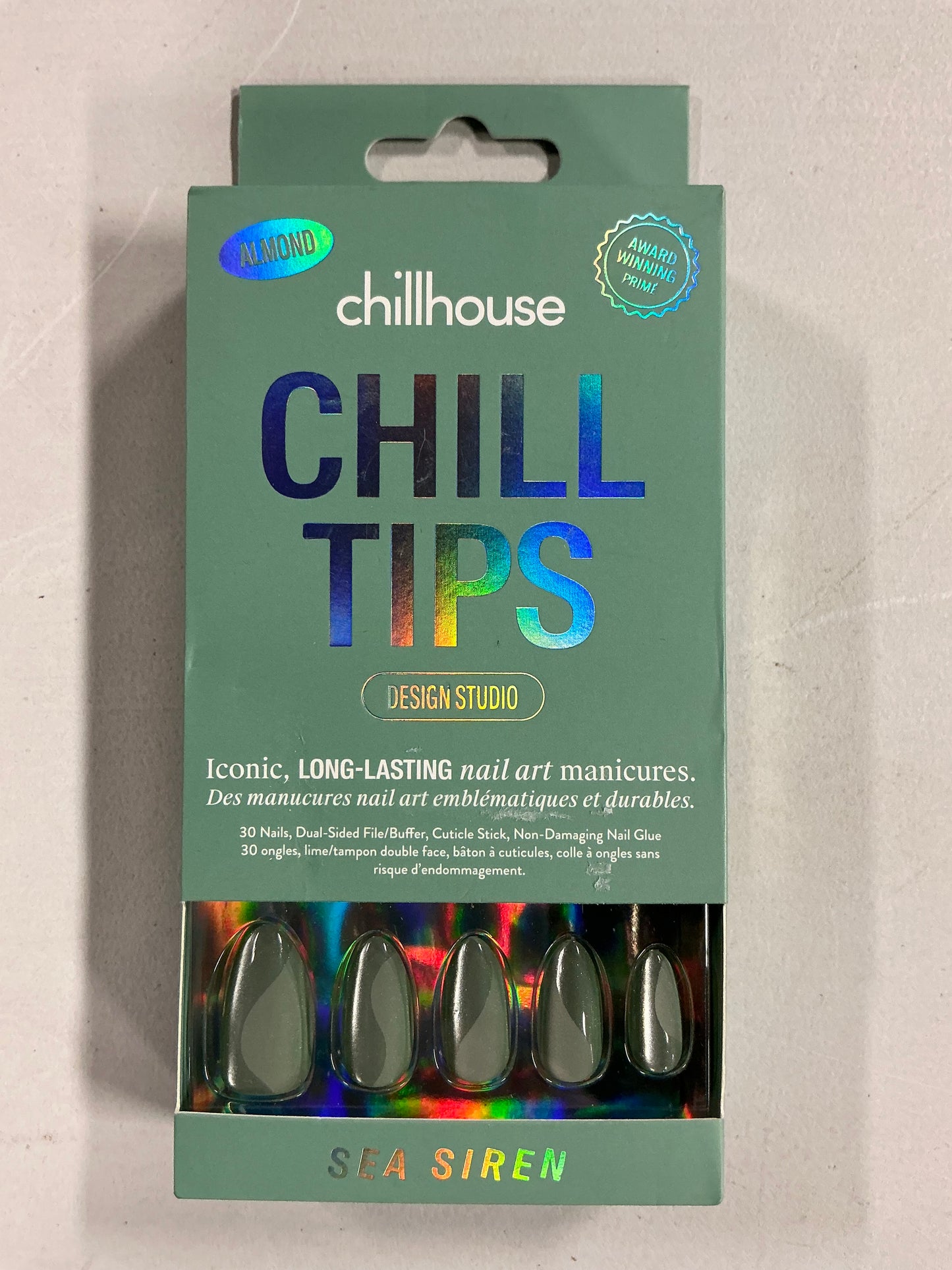 Chillhouse Chill Tips Press-On Fake Nails - Sea Siren - 24ct