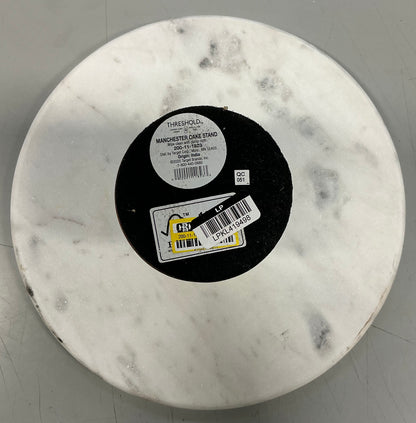 Manchester - Marble and Wood Cake Stand - Threshold™ - Minor Cosmetic Damage (see pictures) - FOR PICKUP ONLY