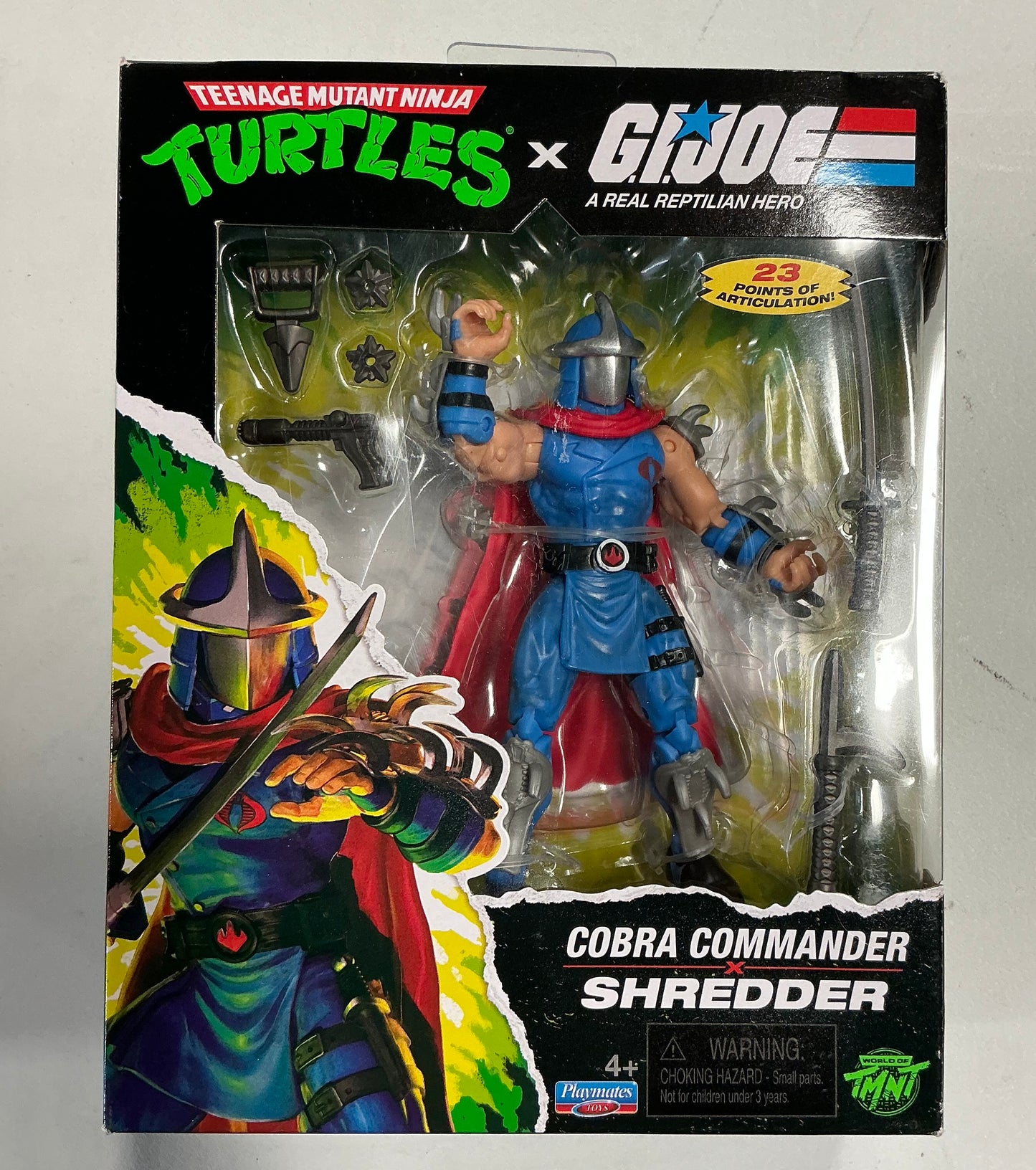 TMNT x G.I. JOE: Cobra Commander x Shredder Action Figure with Accessories