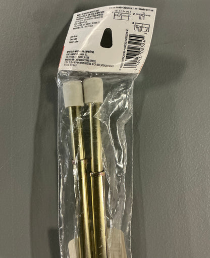 Kenney Tension Rod 2 pack (18”x28”) - Gold