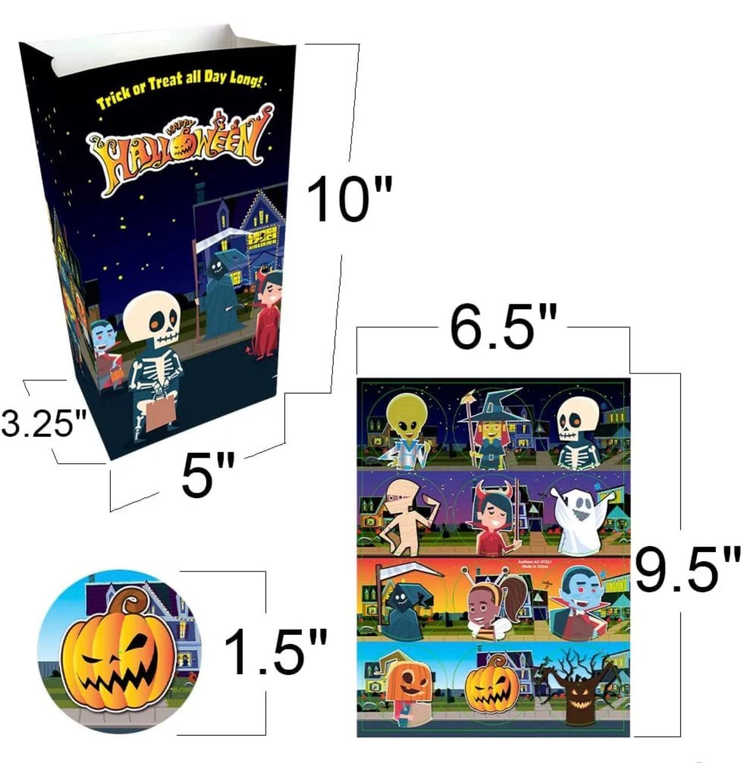 Halloween Treats Party Favors
