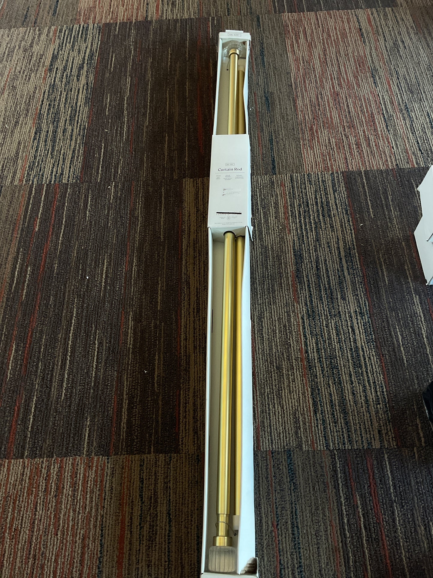 Gold Brass Curtain Rod