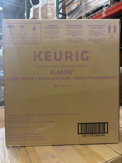 Keurig K-Mini Single-Serve K-Cup Pod
Coffee Maker - Dusty Rose (NEW!)