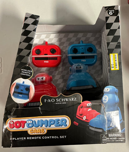 FAO Schwarz Bot Bumper Cars Remote Control Set - Box Damage (see pictures)