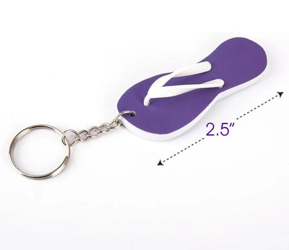 Flip Flop Keychains, Set of 36