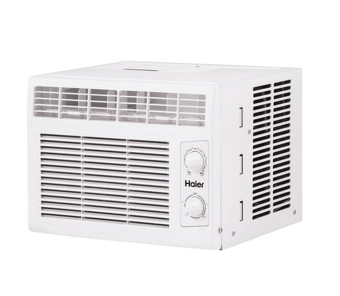 Haier 5050 BTU 115V Window Air Conditioner for Bedroom White QTPC05AA: Removable Filter, 2-Way Air Direction,
100-300 sq. ft.