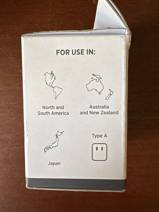 Travel Smart Type A For Worldwide Adapter Plug w/USB Port