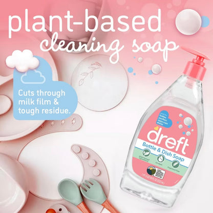 Dreft Bottle & Dish Soap Cleaner - 18 fl oz - Broken Top (see pictures)