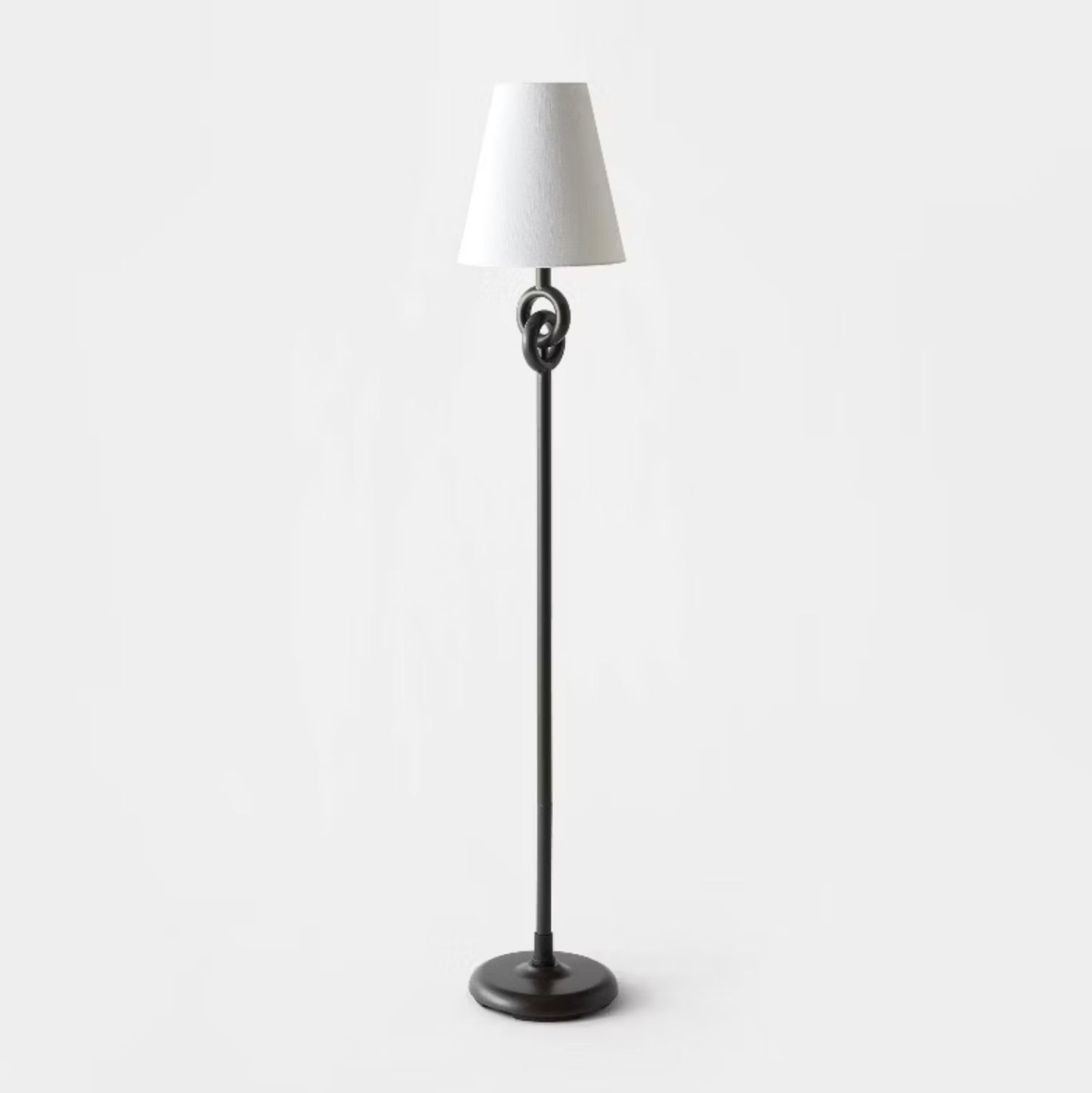 Metal Ring Floor Lamp - Back - Out of Box - Minor Cosmetic Damage (see pictures)