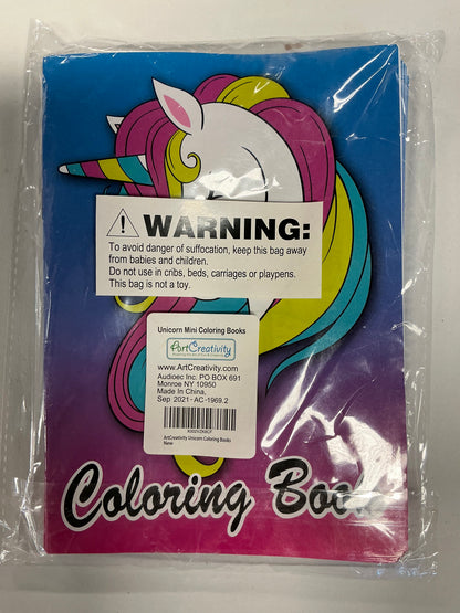 Mini Coloring Books - Set of 12 party favors