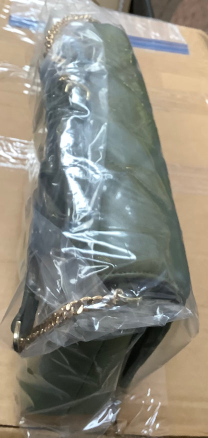Army Green Purse Gold Chain Strap