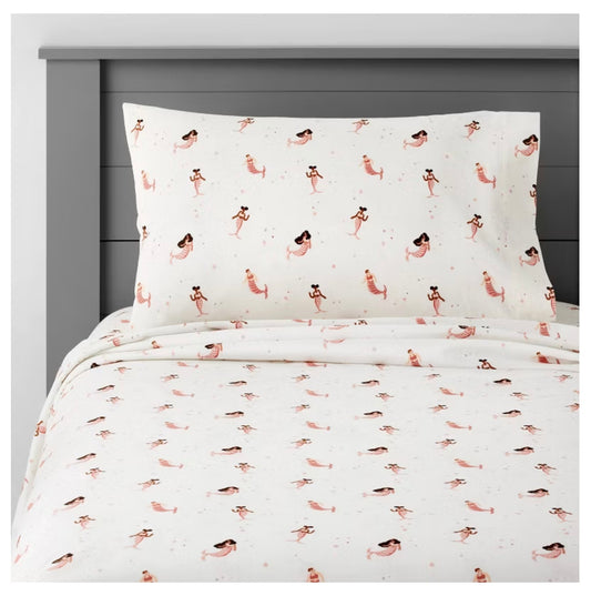 TWIN Sheet Sets (1 Pillowcase, 1 Flat Sheet, 1 Fitted Sheet) - External storage case shows minor dirt from handling (see pictures) - Some may be Missing packaging