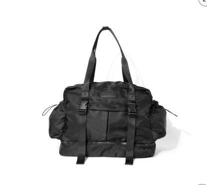 Blogilates Gym Bag - Black: Nylon & Polyester, Zipper Closure, Yoga Mat Holder
