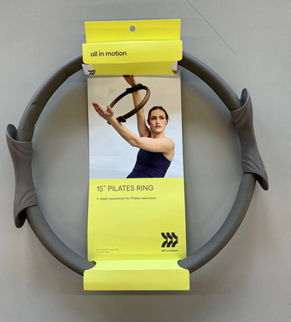 Pilates Ring Yoga Wheel - Grey - Damaged Packaging (see pictures)