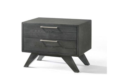 THRIFTY 70 - Grey 2 Drawer Nightstand - Open Box - USED/MISSING PARTS, no legs(See Pictures)- FINAL SALE- NO RETURNS - AS IS