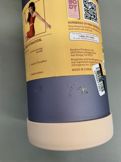 Blogilates Stainless Steel Insulated Water Bottle (62 fl oz) - Evening Haze - Minor Cosmetic Damage (see pictures)