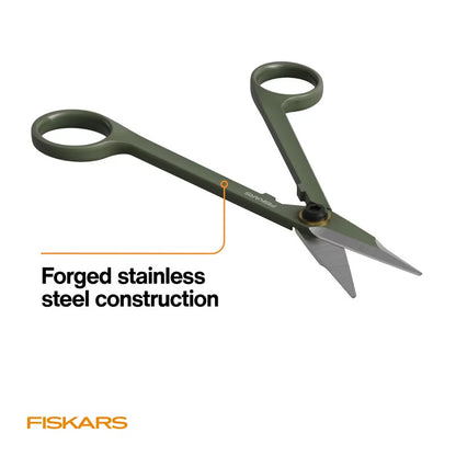 Fiskars 2.5" Long Reach Detailing Snip Garden Shears