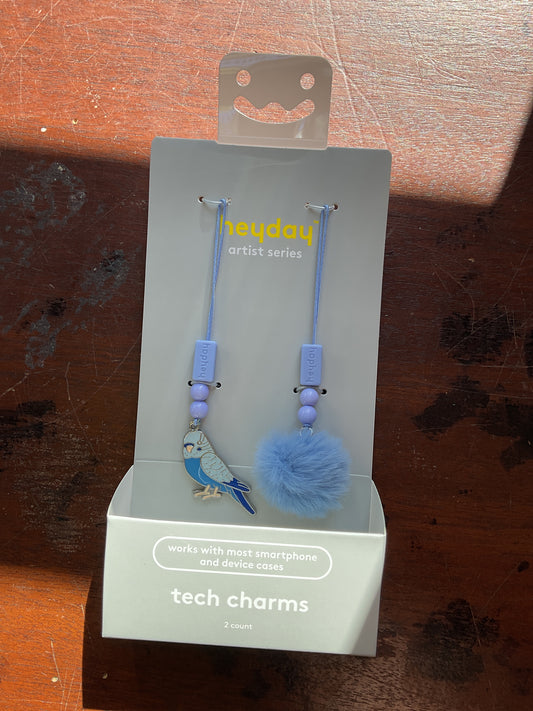Blue Bird Tech Phone Charms