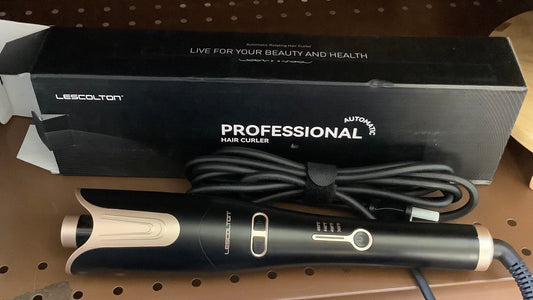 NEXPURE Curling Iron, Professional Automatic Hair Curler with 1" Large Rotating Barrel
