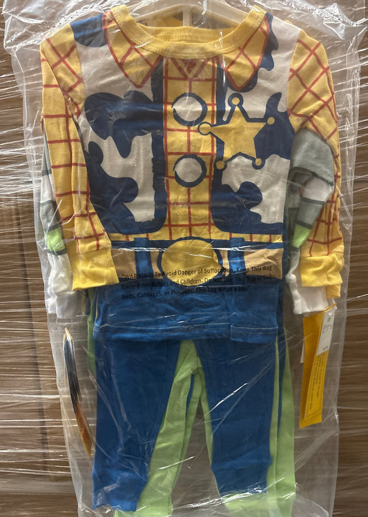 Toy Story - Buzz and Woody Pajama Sets - Size 18M