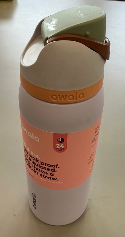 Owala 32oz FreeSip Stainless Steel Water Bottle - Minor Cosmetic Damage (see pictures) - Tops May Vary, Some May Be Missing Packaging