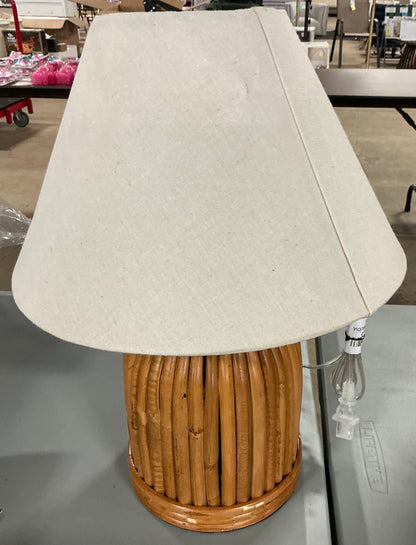 Woven Table Lamp - Threshold™ designed with Studio McGee - Out of Box - Minor Cosmetic Damage from Shipping  (see pictures)  - FOR PICKUP ONLY