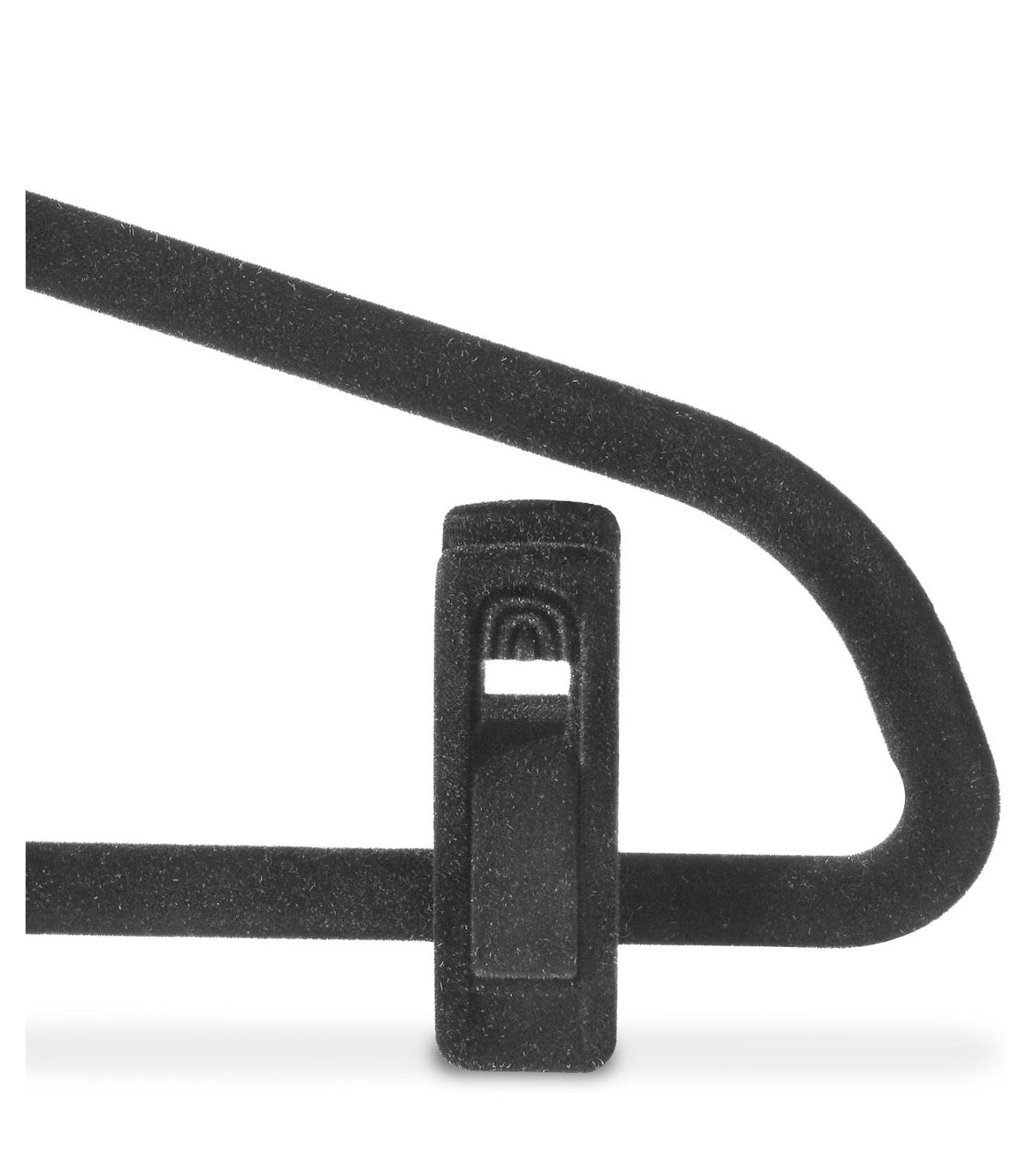 Whitmor Spacemaker Hanger Clips - Black - Set of 12 - Non Slip