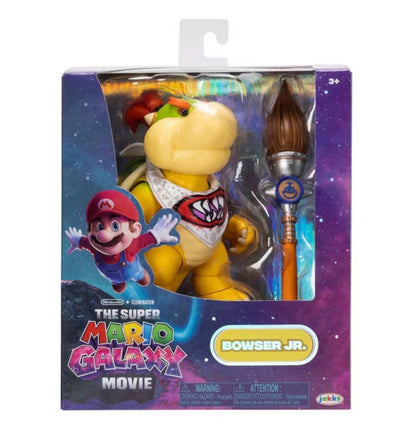 The Super Mario Galaxy Movie - 5” Figure Series – Bowser Jr. Figure with Paint Brush Accessory