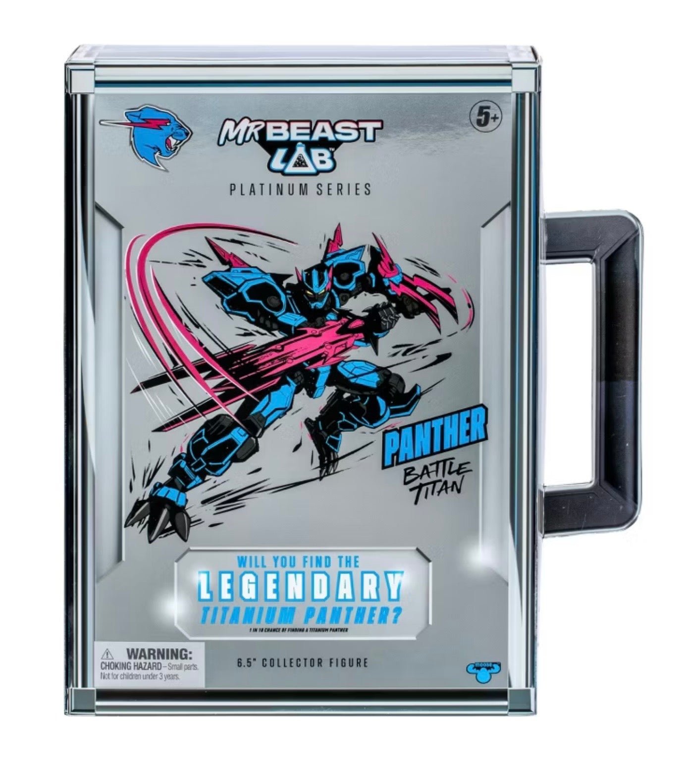 MrBeast Lab Platinum Series Collector Action Figure - Panther - OPEN PACKAGING (see pictures)
