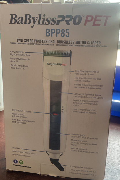 BabylissPROPET Brushless Motor Clipper