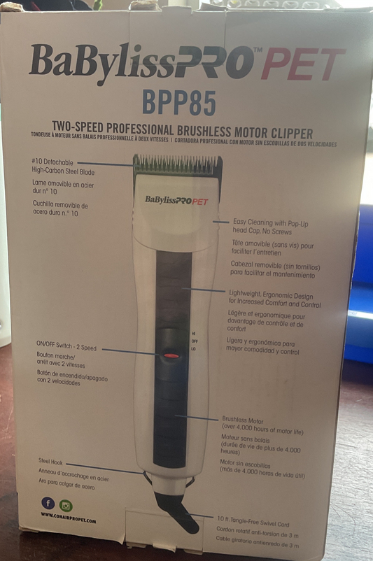 BabylissPROPET Brushless Motor Clipper