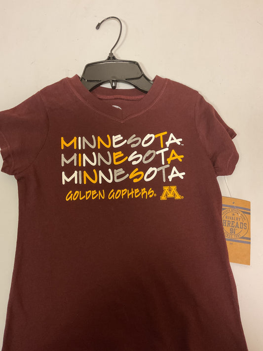 Kids Maroon “Minnesota Minnesota Minnesota Golden Gophers” Print