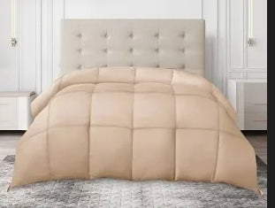 LUX Décor Twin Comforter -Tan