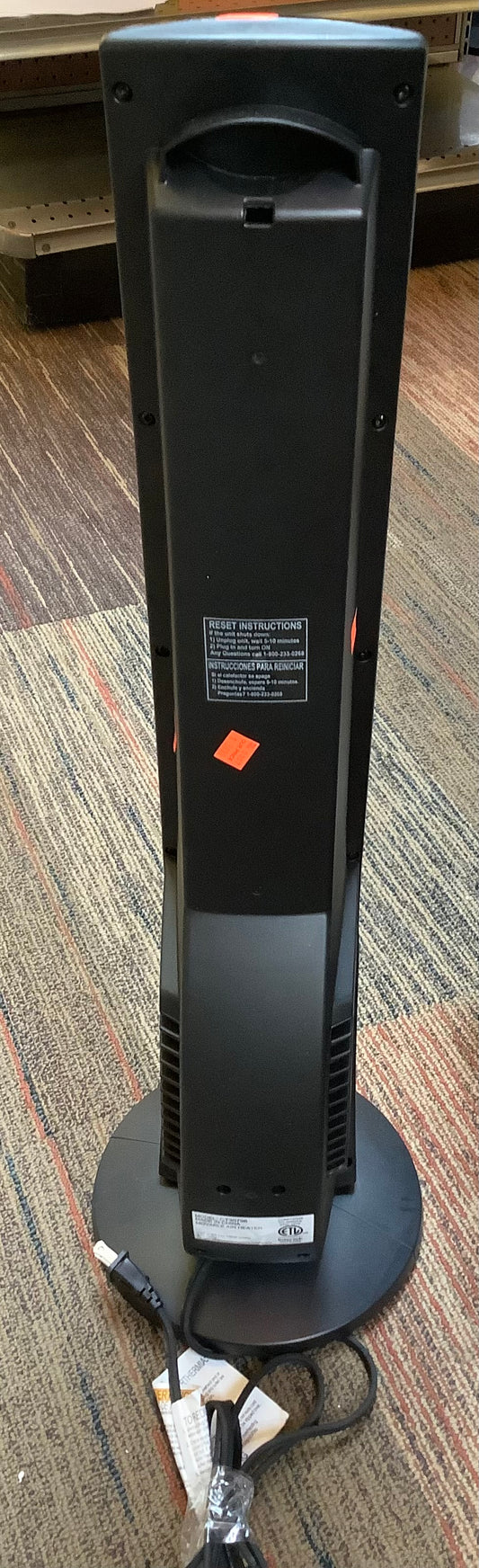 Lasko 1500W Oscillating Ceramic Tower Space Heater