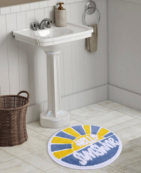 24" 'Hello Sunshine' Non Skid Bath Rug