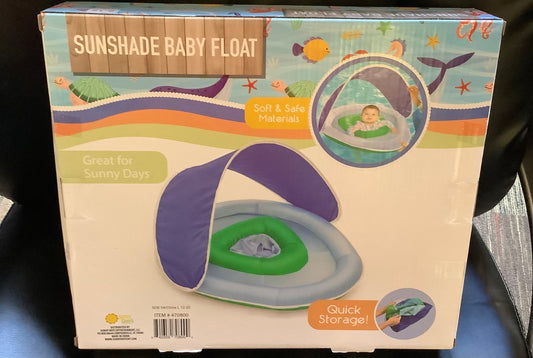Sunny Days Baby Float - Dark Green/Periwinkle/Blue