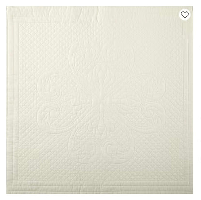 Hudson & Main Audrey Rod Pocket Scallop Valance - Ivory - L18”, W60” - Damaged Packaging (see pictures)
