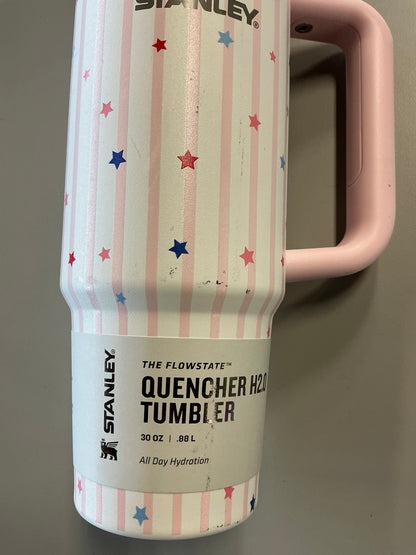 Stanley 30oz Stainless Steel Flowstate Quencher H2.0 Tumbler - MINOR COSMETIC DAMAGE DUE TO SHIPPING (see pictures) - Some May Be Missing Straws