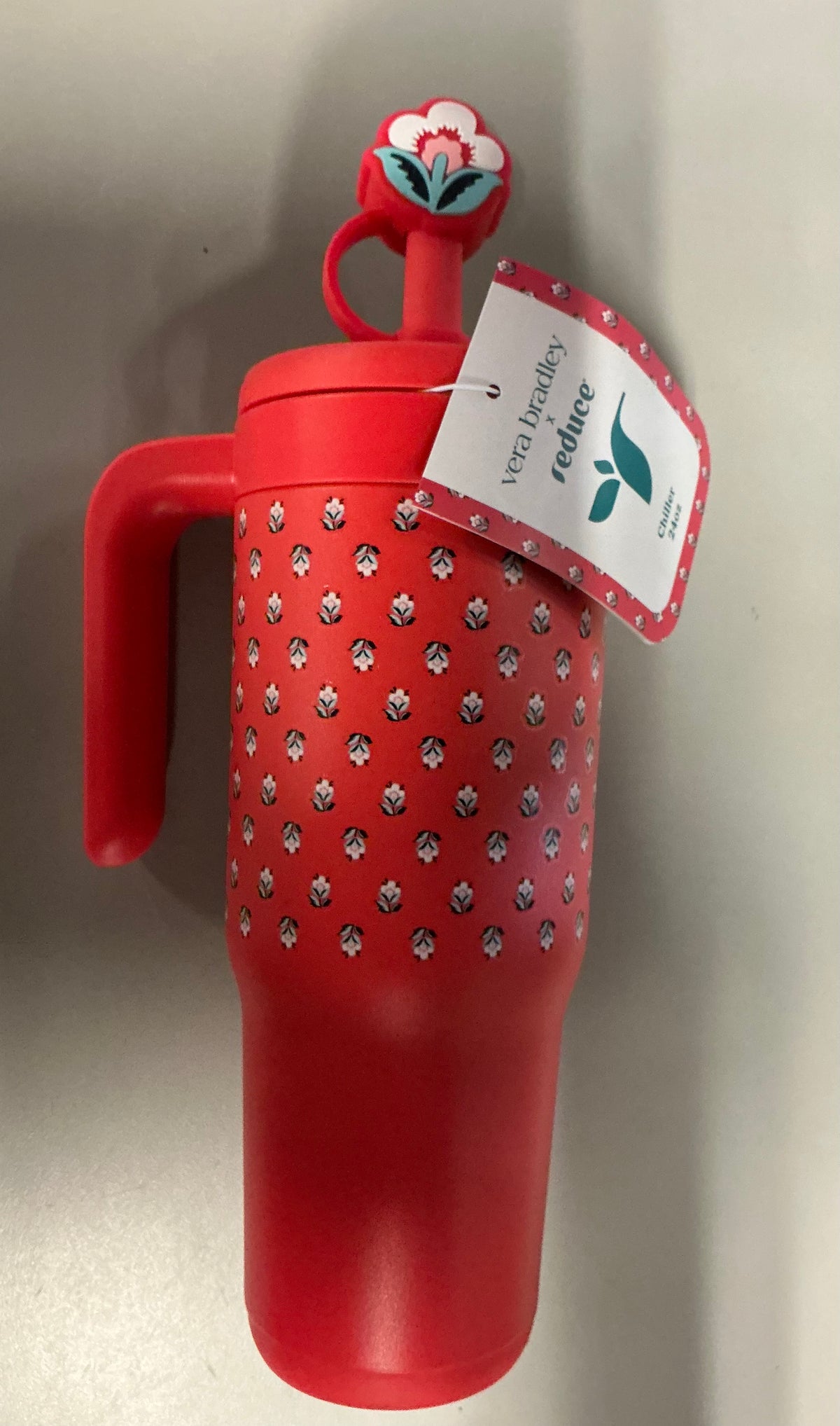Vera Bradley x Reduce - 24oz Insulated Stainless Steel Straw Tumbler