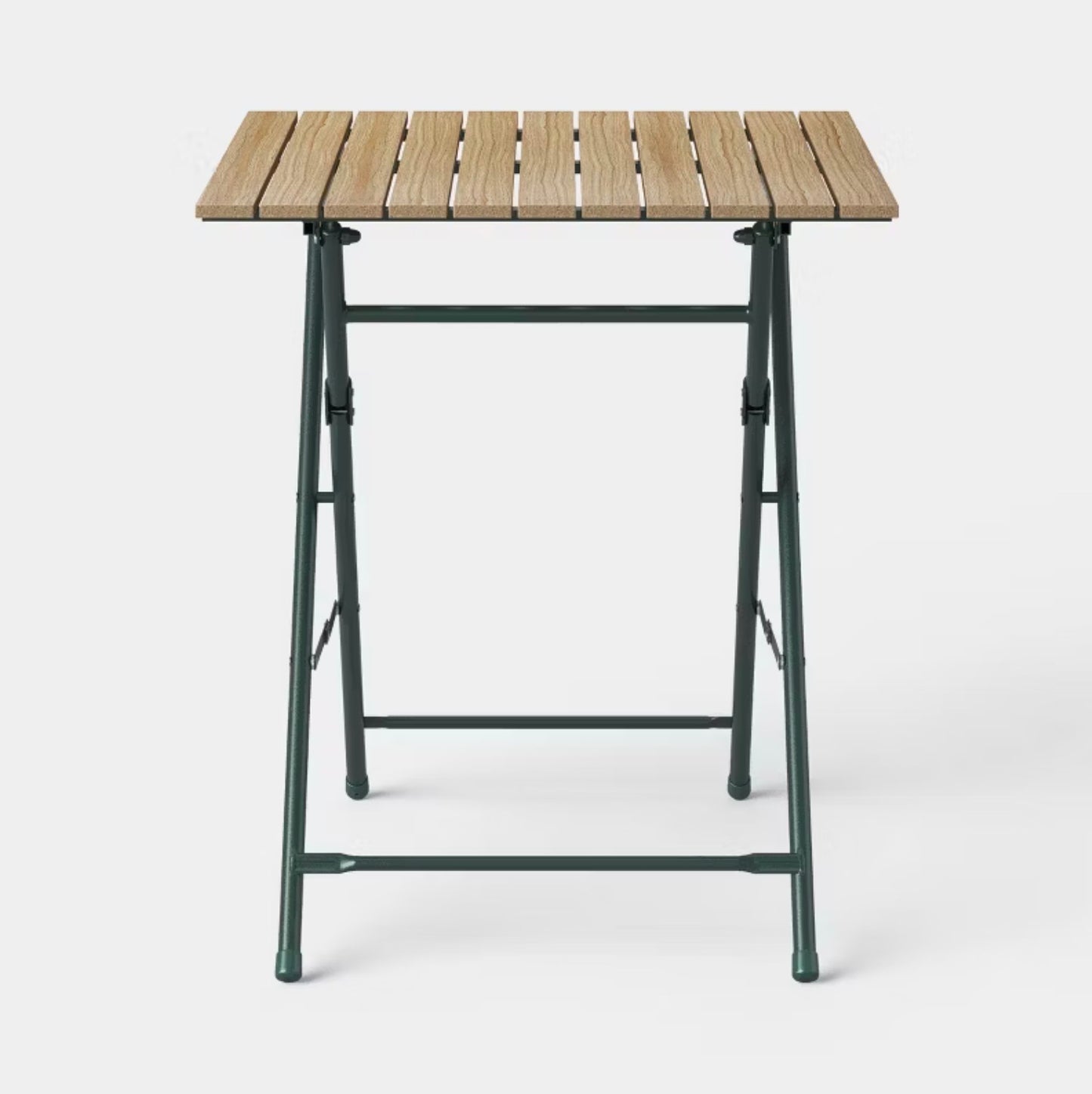 THRIFTY 70 - Square Casual Traditional Patio End Table Green - Open Box - DAMAGED(See Pictures)- FINAL SALE- NO RETURNS - AS IS - FOR PICKUP ONLY